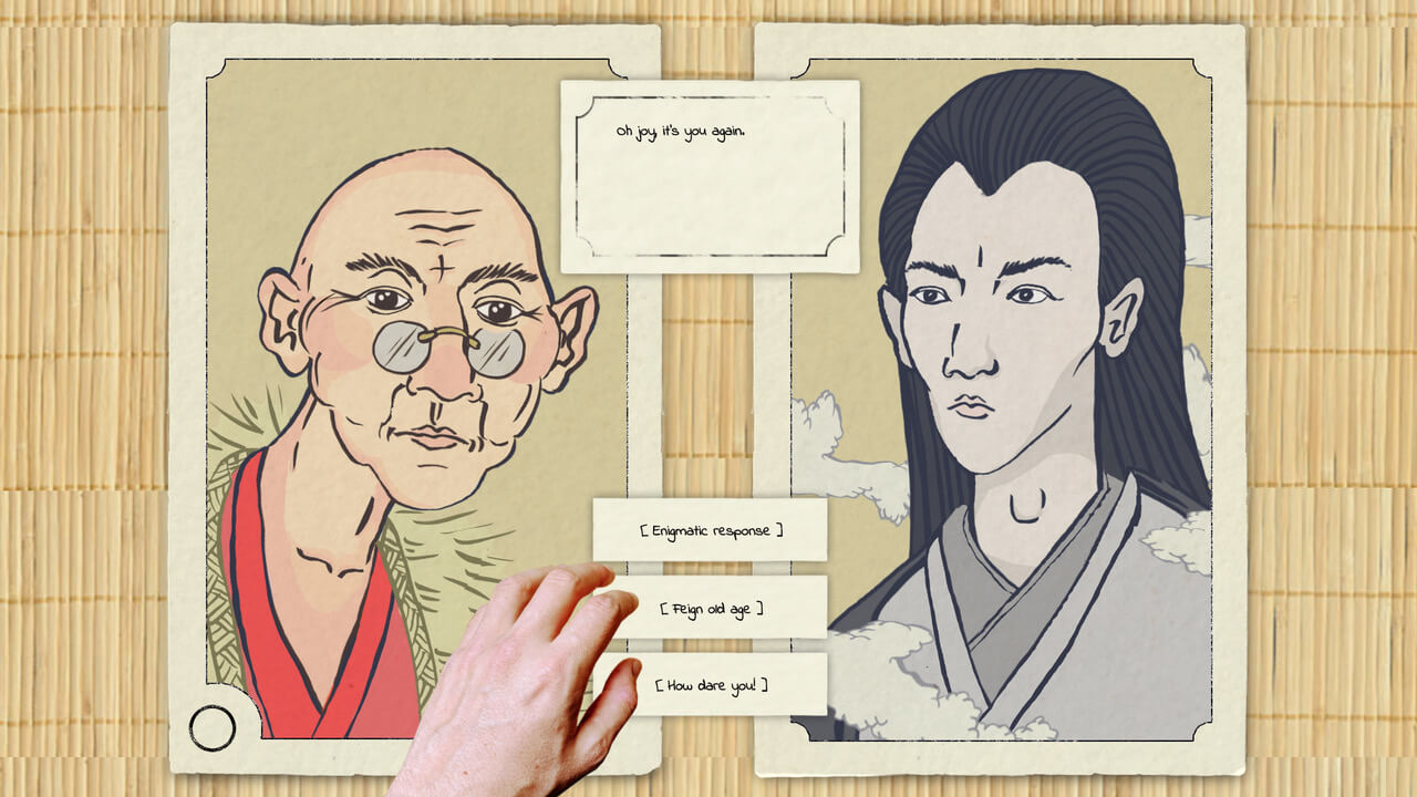 Haiku Adventure, dialogue, characters