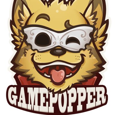 Gamepopper logo - Advice on game's development.