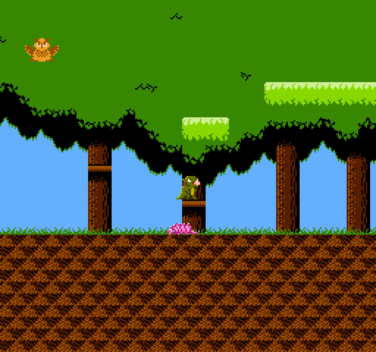 In this lush forest, all other life forms are out to kill you.