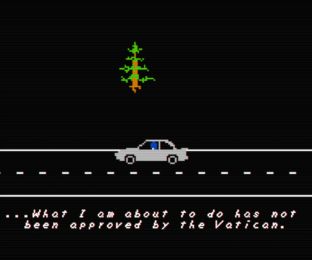 THis game has not been approved by the Vatican.