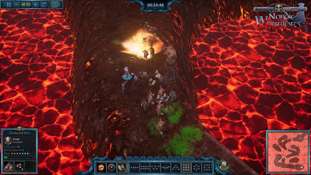 In Nordic Warriors, Hel is bright and hot rather than dark and cold.