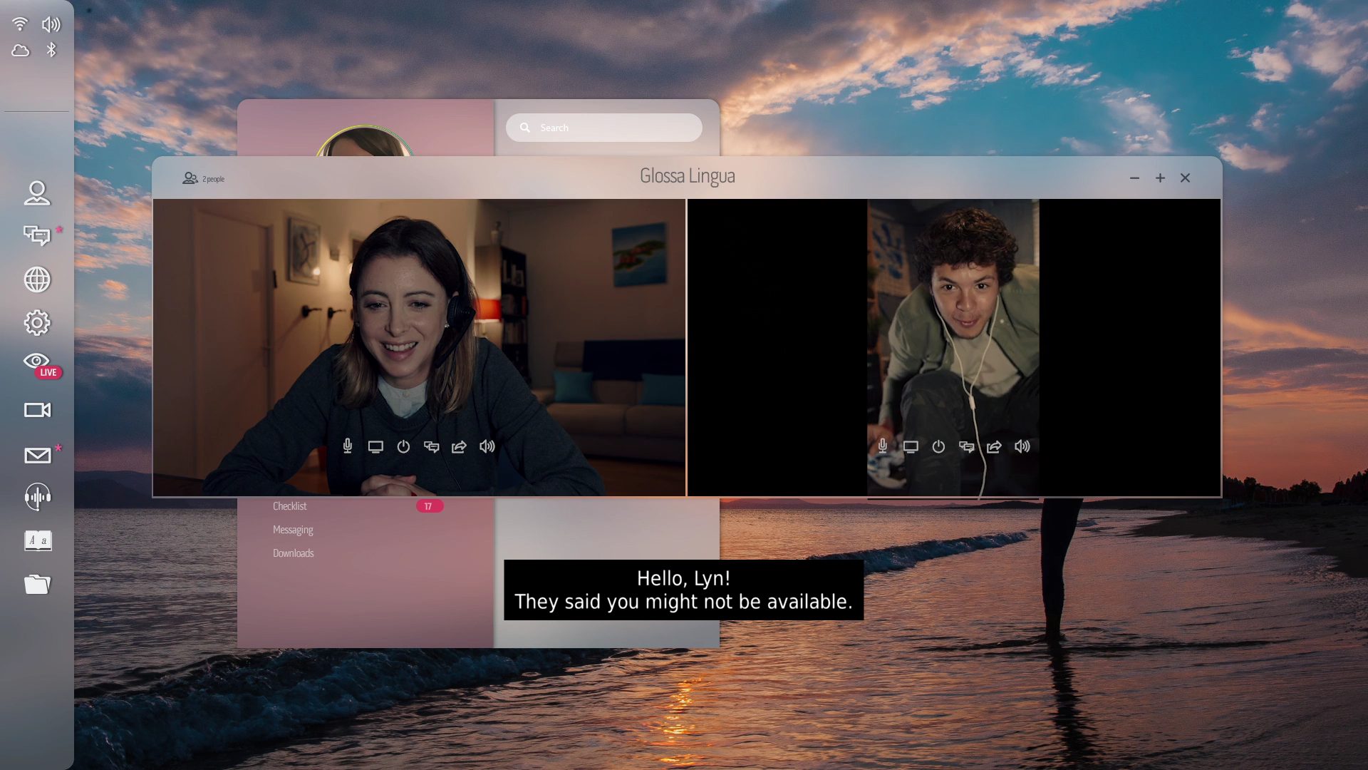 Night Book Video Call