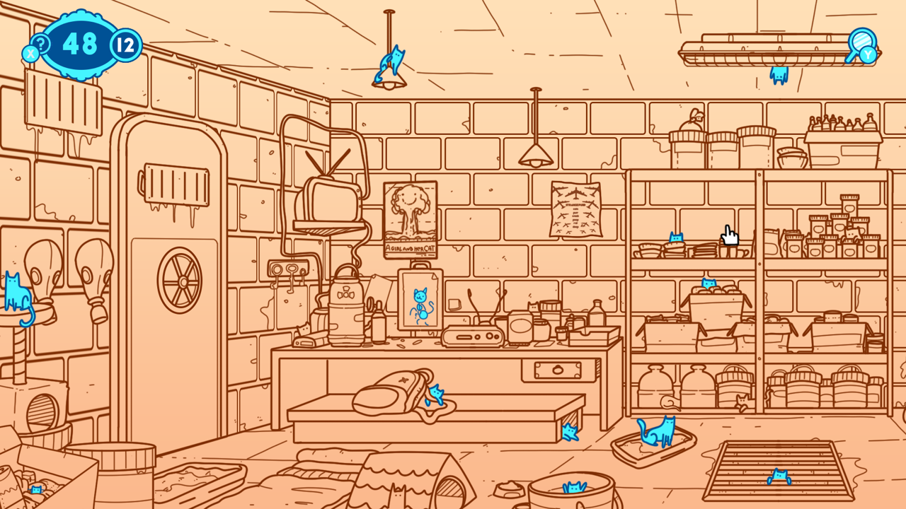 A building full of cats