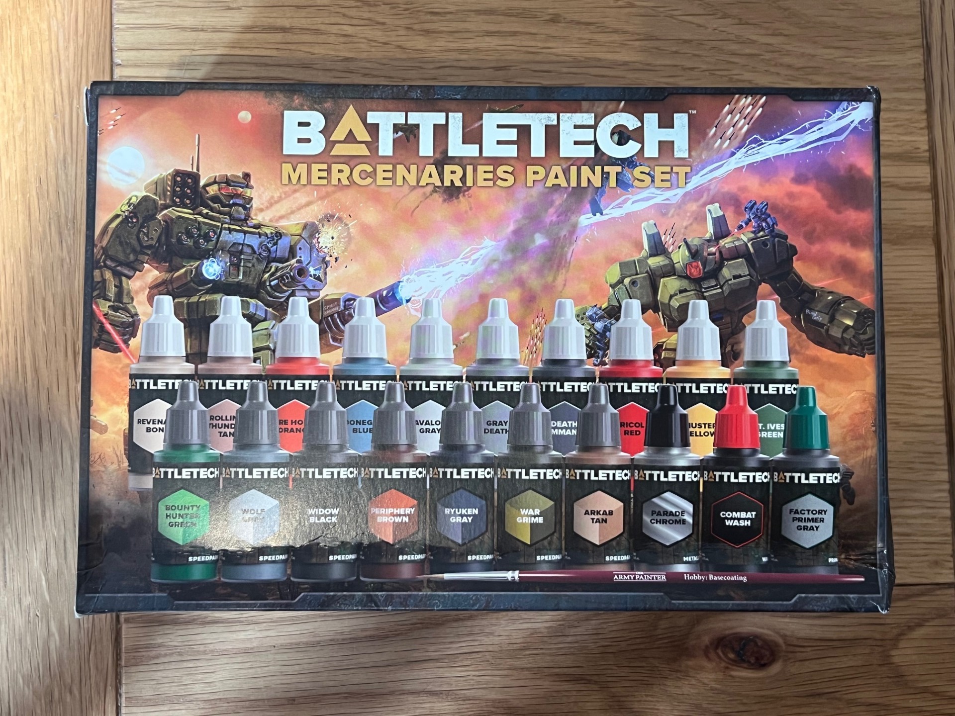 Battletech Mercenaries Paint Set