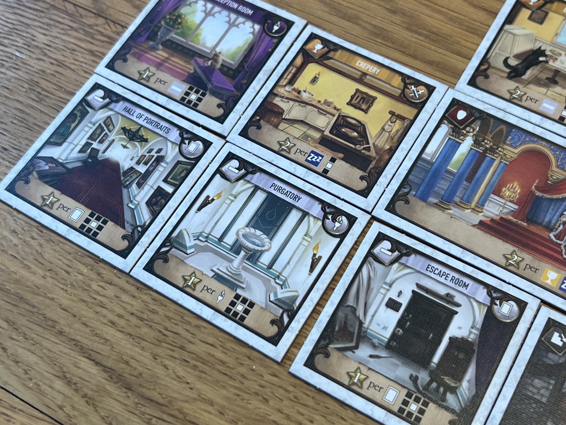 Between Two Castles Essential Edition Tile Layout