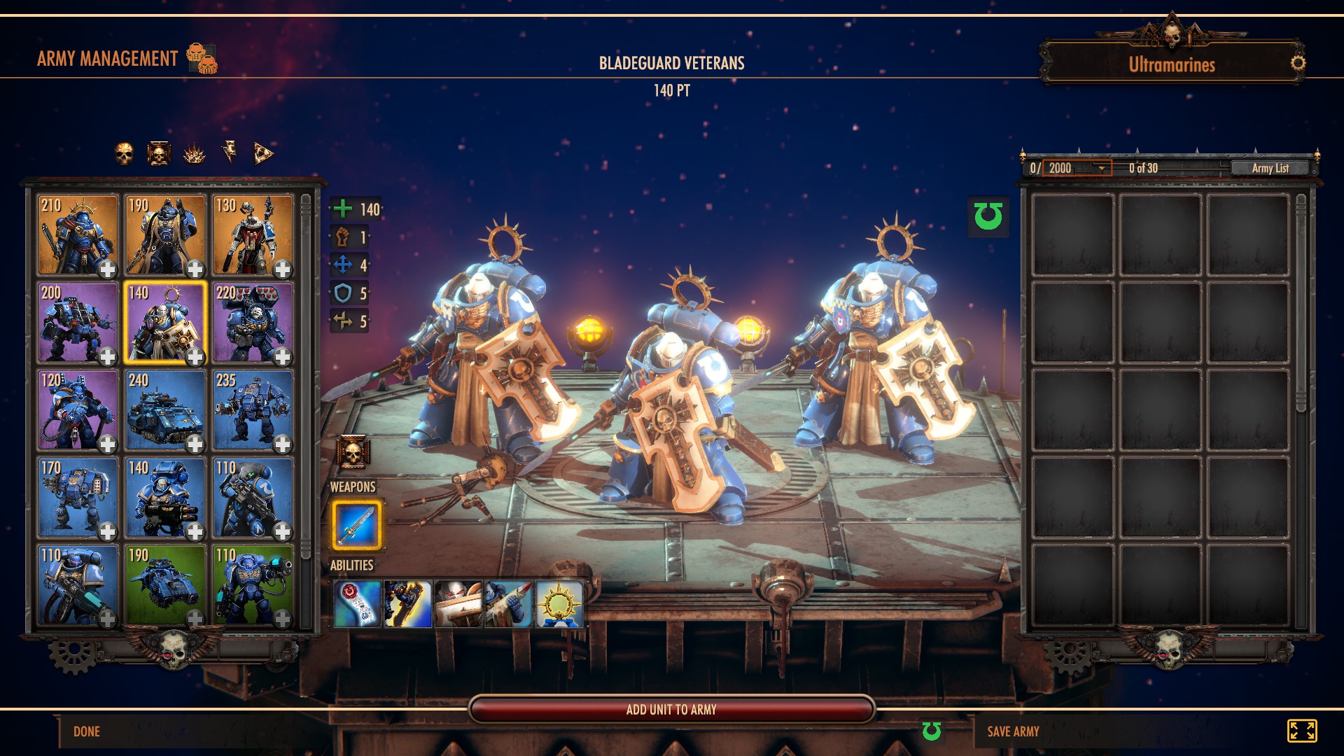 Warhammer 40,000: Battlesector Ultramarines DLC