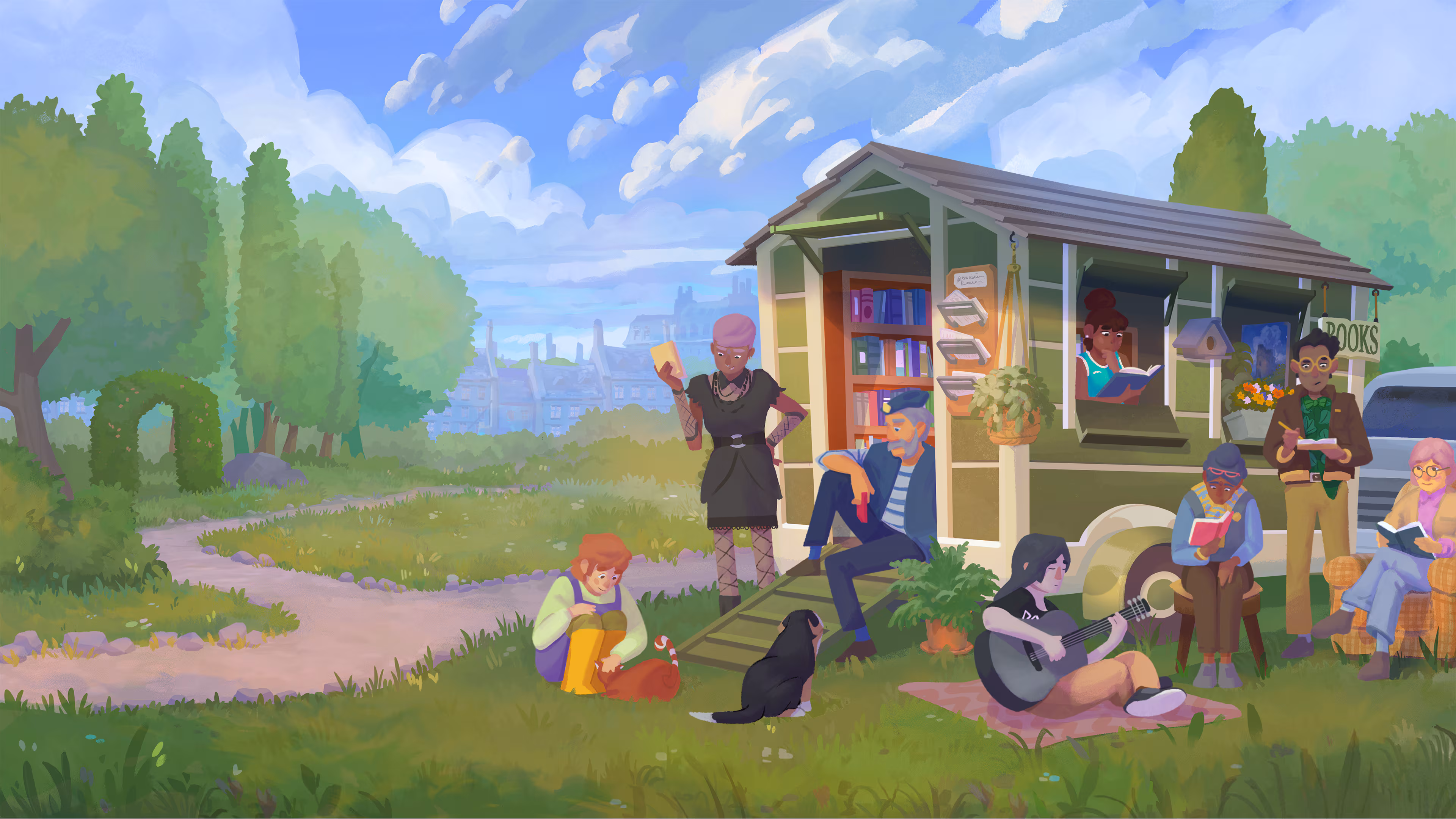 Screenshot from Tiny Bookshop