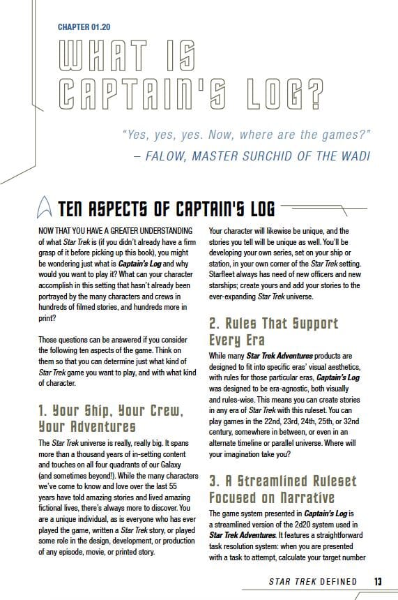 Star Trek Adventures: Captain's Log Solo Roleplaying Game - Image 2