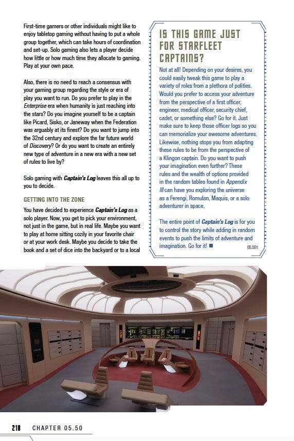 Star Trek Adventures: Captain's Log Solo Roleplaying Game - Image 6